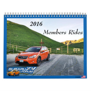 2016 www.subaruxvforum.com Calendrier