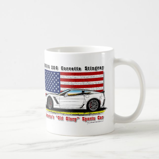 2016 Z06 Corvette Coupe Coffee Mug (Right)