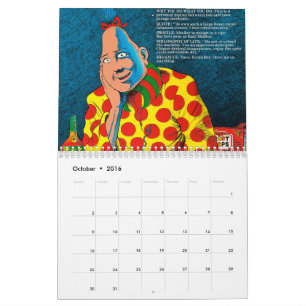 2016 ZIPPY CALENDAR