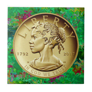 2017 American Liberty 225th Anniversary Gold Coin Tile