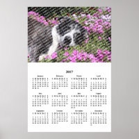 2017 Annual Family Photo Custom Calendar Poster