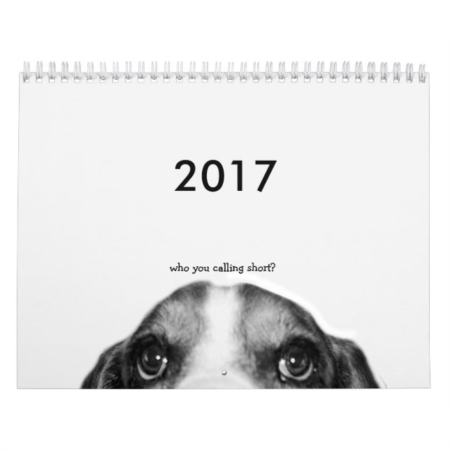 2017 Basset Hound Calendar (Cover)