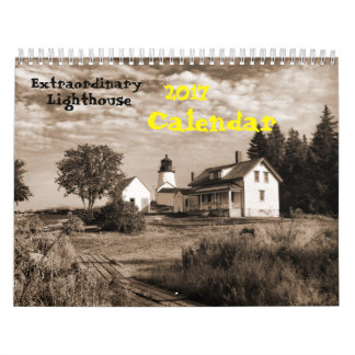 2017  Calendar- Extraordinary Lighthouse Calendar