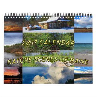 2017 Calendar Nature Scenes Of Maine