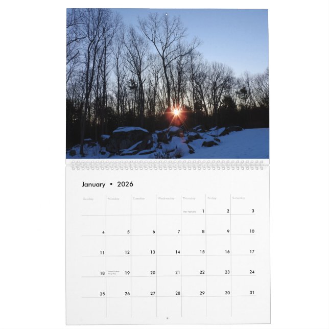 2017 Calendar - New Hampshire Nature by Traci York (Jan 2026)