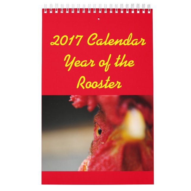 2017 Calendar Year of the Rooster (Cover)