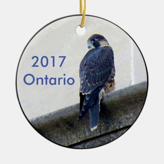 2017 Ceramic Ornament Ontario (Front)