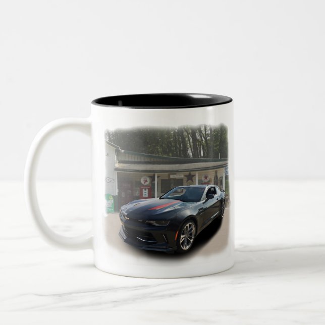2017 Chevy 50th anniversary Camaro Two-Tone Coffee Mug (Left)