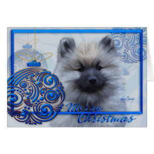 2017 Collector's Keeshond Christmas Card