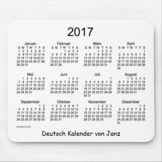 2017 Deutsch Kalender Mouse Pad