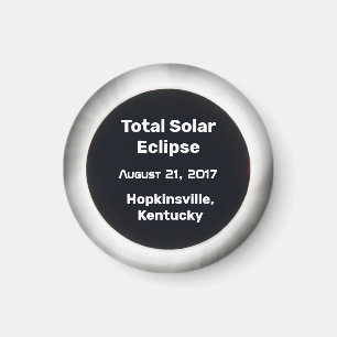 2017 Éclipse solaire totale BW par aimant de local