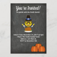 2017 Emoji Thanksgiving Dinner Invitation