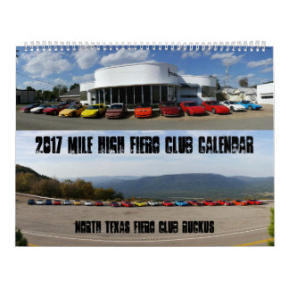 2017 Fiero Calendar