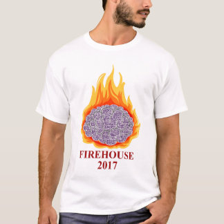 2017 Flaming Brain Men's Crew Neck Tee