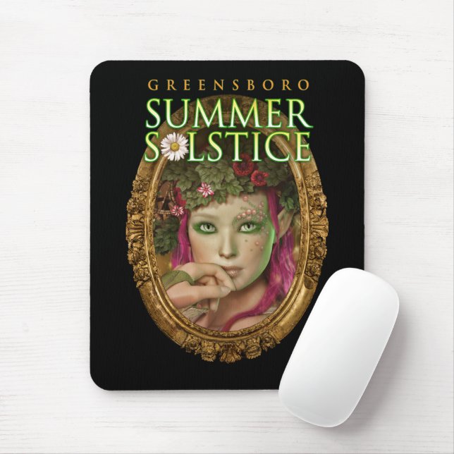 2017 Greensboro Summer Solstice Festival Keepsake Mouse Pad (With Mouse)