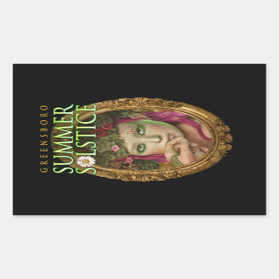 2017 Greensboro Summer Solstice Festival Souvenir Sticker