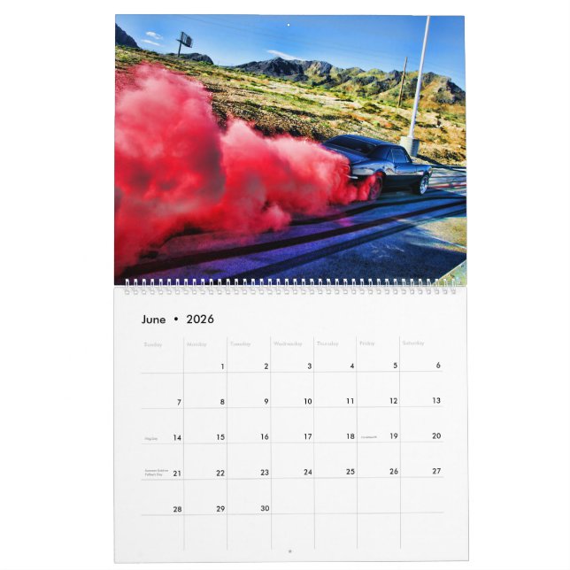 2017 Horsepower Hotrod Calendar (Jun 2026)