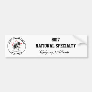 2017 KCC National Specialty Bumper Sticker