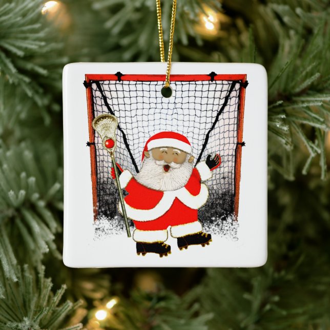 2017 lacrosse collectable ceramic ornament (Tree)