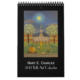 2017 Mary Charles Folk Art Calendar
