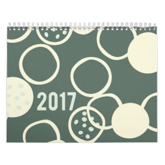 2017 Patterned Calendar