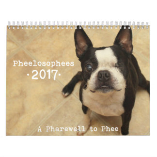2017 Pheelosophees Calendar
