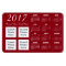 2017 Photo Calendar Magnet Template