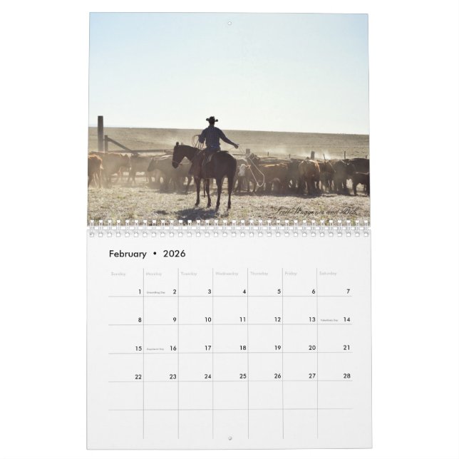 2017 Rocking Lazy A Calendrier de la photographie (Feb 2026)