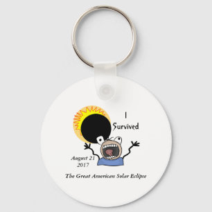 2017 Solar Eclipse Survival Edition Keychain