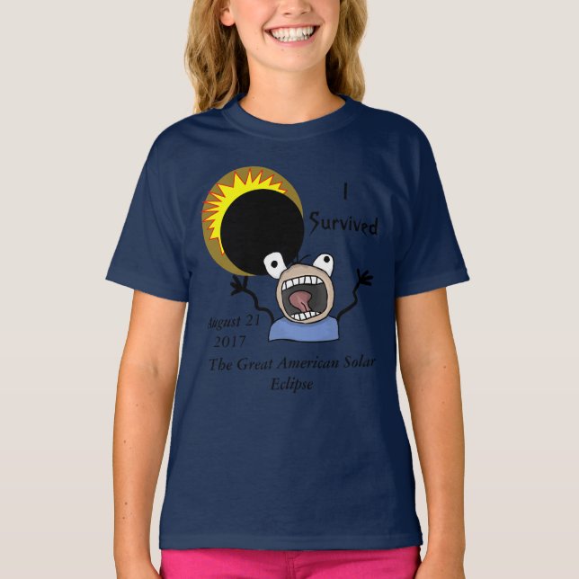2017 Solar Eclipse Survival Edition T-Shirt (Front)