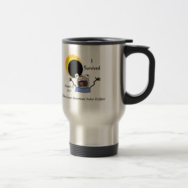 2017 Solar Eclipse Survival Edition Travel Mug (Right)