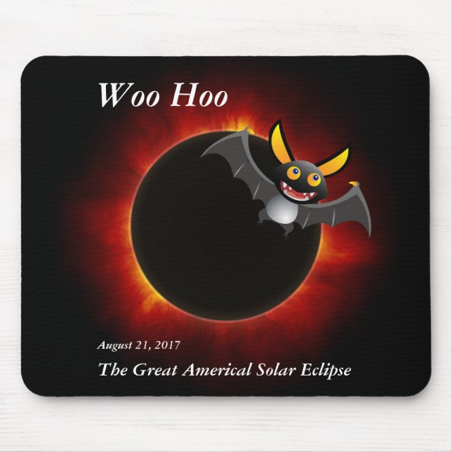 2017 Solar Eclipse, Vampire Edition Mouse Pad (Front)