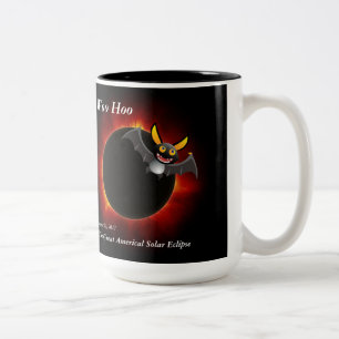 2017 Solar Eclipse, Vampire Edition Two-Tone Coffee Mug