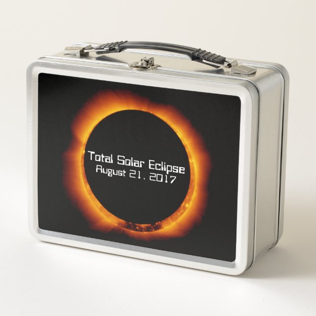 2017 Total Solar Eclipse Metal Lunch Box (Front)