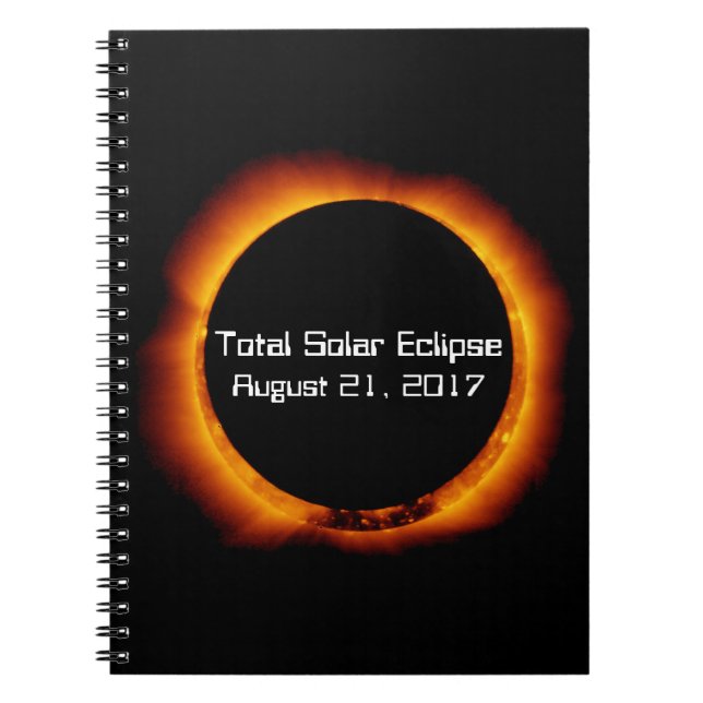 2017 Total Solar Eclipse Notebook (Front)