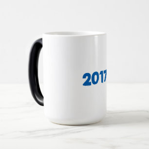 2017 U can change TEXT STYLE and TEXT COLOR Magic Mug