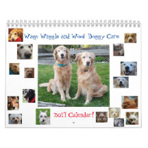 2017 Wags Wiggle & Woof Doggy Care Calendar