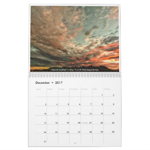 2017 year in pictures and verse calendar