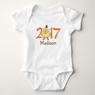2017 Year of the Rooster (personalize version) Baby Bodysuit