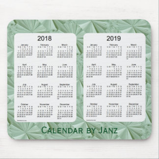 2018-2019 Sage Diamonds Calendar by Janz Mousepad