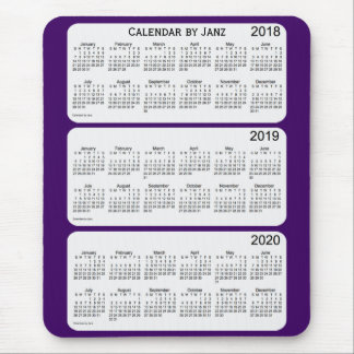 2018-2020 Purple Calendar by Janz Mouse Pad
