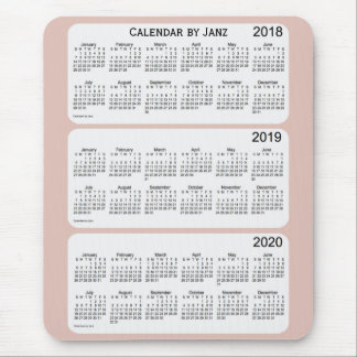 2018-2020 Thistle Calendar by Janz Mouse Pad