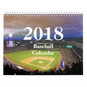 2018 Baseball Calendar-HAMbyWhiteGlove Calendar