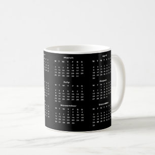 2018 Calendar Coffee Mug