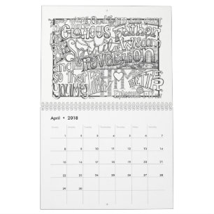 2018 CALENDAR Colouring Scriptures