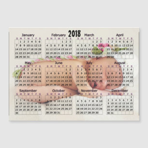 2018 Calendar Magnetic Personalized Photo