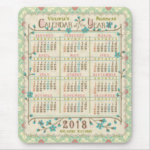 2018 Calendar (See Description for New Version)  Mouse Pad