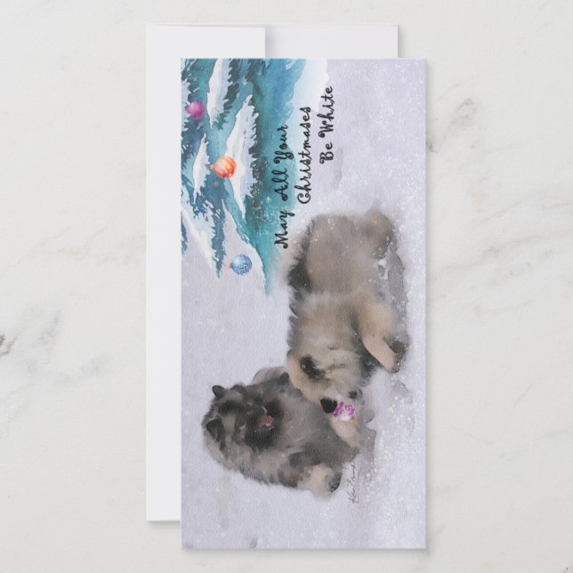 2018 Christmas Card by Evasuik Custom Design (Front)