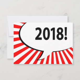 2018 comic bubble invitation