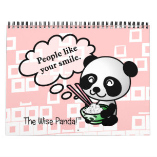 2018 Customizable Good Fortune 12 Month Calendar